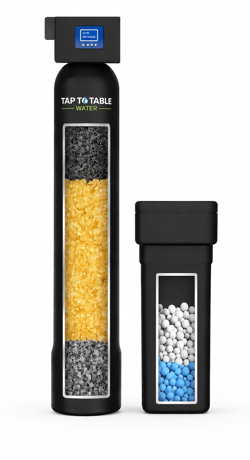 Tap to Table single tank whole home filtration system